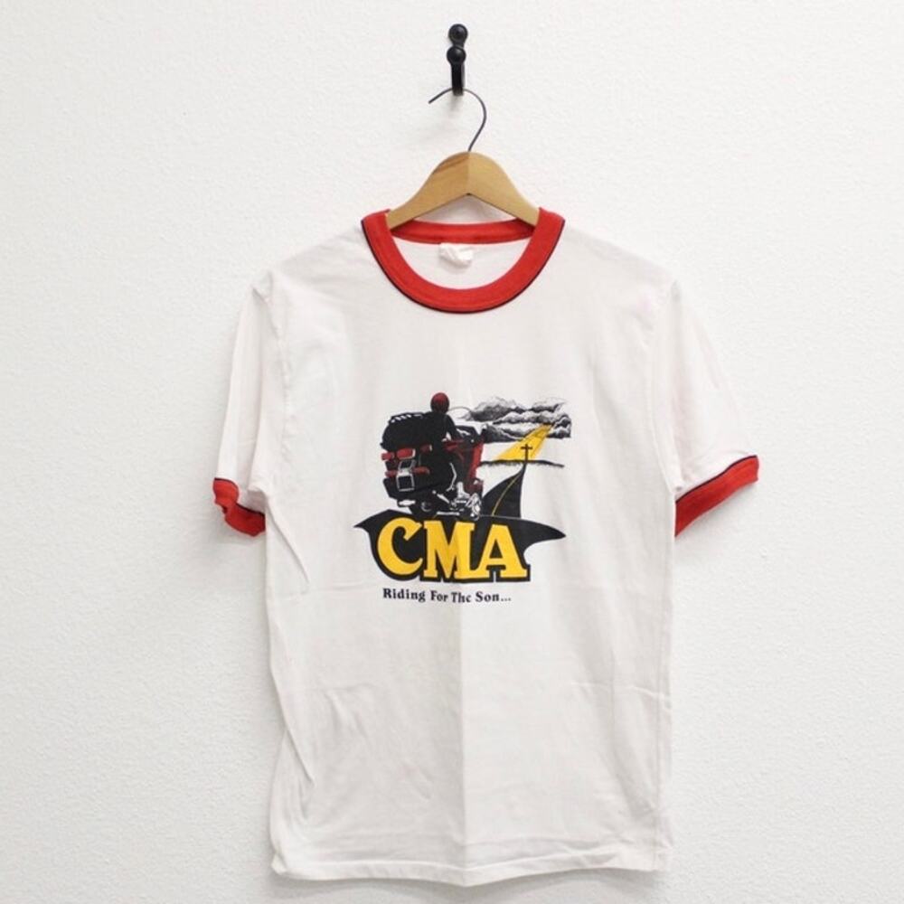 Vintage Christian and Missionary Alliance Motorcycle T Shirt Large